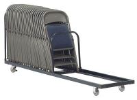 23L855 Folding Chair Cart, 38-1/4 x 100 x 21 In