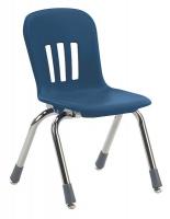 23L889 Stack Chair, Plastic, Navy
