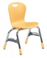 23L946 Stack Chair, Plastic, Yellow
