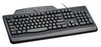 23M152 Keyboard, Corded, Black, USB/PS2