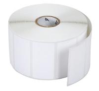 23M339 Label, White, Paper, 1 In. W, PK12