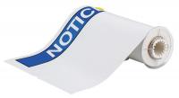 23MG37 Label, White/Blue, 10x14In, Vinyl