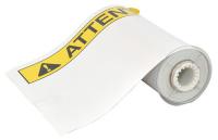 23MG41 Label, White/Yellow/Black, 10x14In, Vinyl