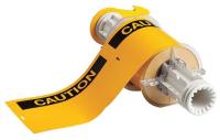 23MG61 Label, White/Yellow/Black, 4x6In, Vinyl
