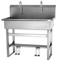 23PH37 Hands Free Wash Station, SS, Floor Mount