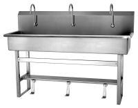 23PH38 Hands Free Wash Station, SS, Floor Mount