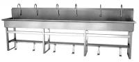 23PH40 Hands Free Wash Station, SS, Floor Mount