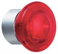 23V792 Pushbutton, Illuminated, Mushroom, Red