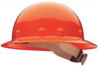 23V797 Hard Hat, Full Brim, E/G/C, Ratchet, Orange