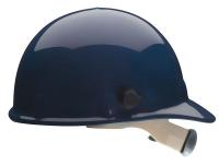 23V813 Hard Hat, Front Brim, G/C, Ratchet, Dk Blue