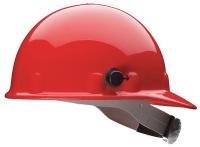 23V819 Hard Hat, Front Brim, G/C, Ratchet, Red