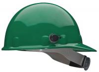 23V825 Hard Hat, Front Brim, G/C, SwingStrap, Green