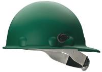 23V848 Hard Hat, Front Brim, G/C, Ratchet, Green