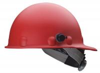 23V851 Hard Hat, Front Brim, G/C, SwingStrap, Red