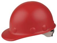 23V878 Hard Hat, Front Brim, G, Ratchet, Red