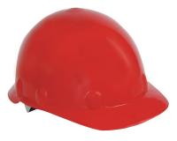 23V884 Hard Hat, Front Brim, G, Ratchet, Red