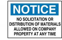 23W072 Admittance Sign