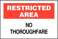 23W077 Admittance Sign