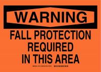 23W287 B302 SAFETY SIGN 10X14 BLK/ORG