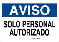 23W318 B302 SPANISH SIGN  10 x 14 In.