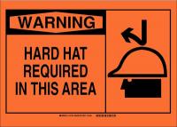 23W446 B401 7X10 HARD HAT REQUIRED