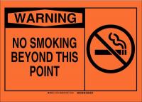 23W447 B401 7X10 NO SMOKING BEYOND