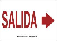 23W543 B555 10X14 RED/WHT SPANISH