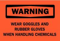 23W812 Chemical &amp; Hazardous Materials Sign