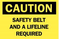 23W834 Caution Sign, 10 x 14In, BK/YEL, ENG, Text