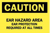 23W864 Ear Protection Sign