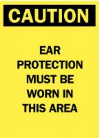 23W865 Ear Protection Sign