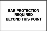 23W871 Ear Protection Sign
