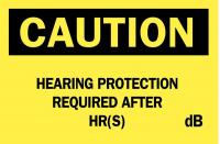 23W875 Ear Protection Sign