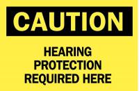 23W879 Ear Protection Sign