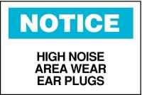 23W880 Ear Protection Sign