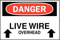 23W938 Electrical Hazard Sign