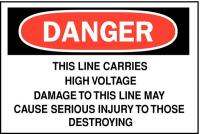 23W943 Electrical Hazard Sign