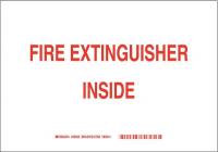 23X039 FIRE EXTINGUISHER INSIDE  B302  7X10