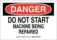 23X168 Machine &amp; Operational Sign