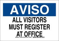 23X398 PRINZING NOTICE ALL VISITORS.......