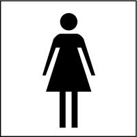 23X466 Restroom Sign