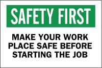 23X515 Safety Slogans Sign