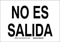 23X648 Spanish Sign