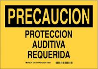 23X676 Sign, Proteccion Auditiva Requerida