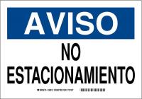 23X728 SPANISH/NOTICE NO PARKING