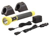 23X765 Flashlight, Handheld, Yellow, w/Batts