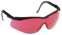 23X847 Safety Glasses, Vermillion, Half Frame