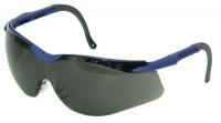 23X857 Safety Glasses, Smoke Lens, Half Frame