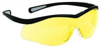 23X863 Safety Glasses, Amber Lens, Half Frame