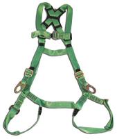 23X915 Full Body Harness, 3XL, 400 lb., Green